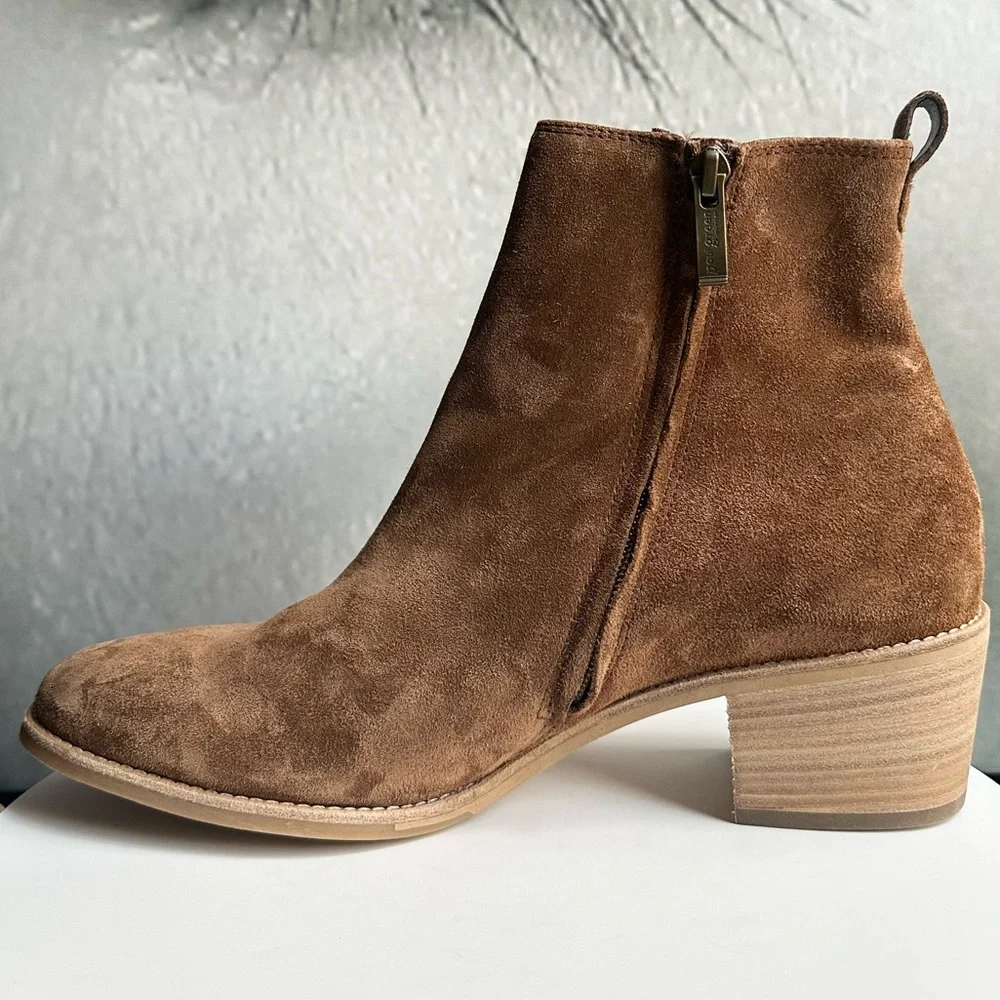 🌸PAUL GREEN🌸 Sante Zip Suede Bootie Size: 7.5UK - Picture 3 of 11